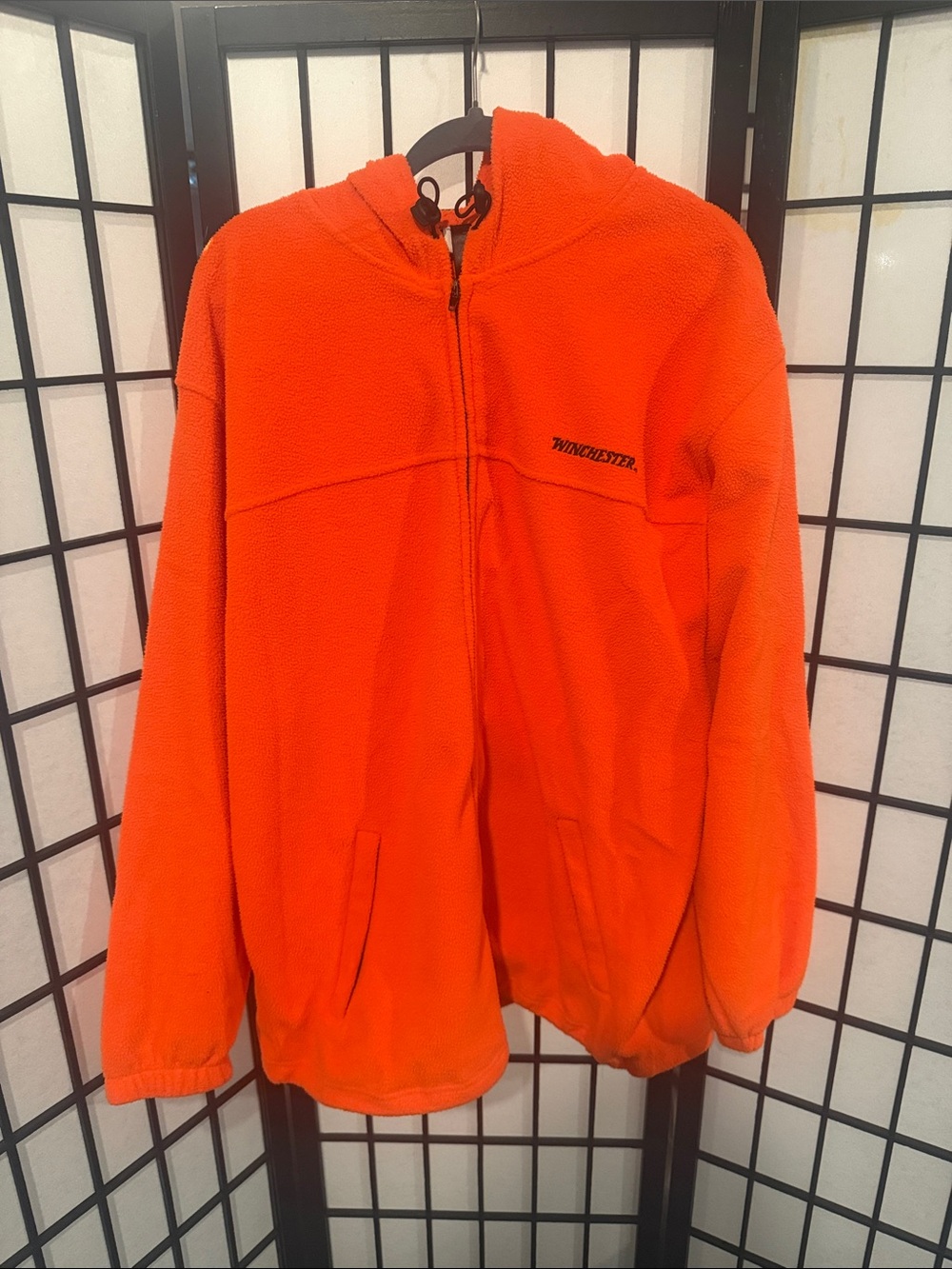 Winchester Men's Bright Orange Hooded Fleece Jacket